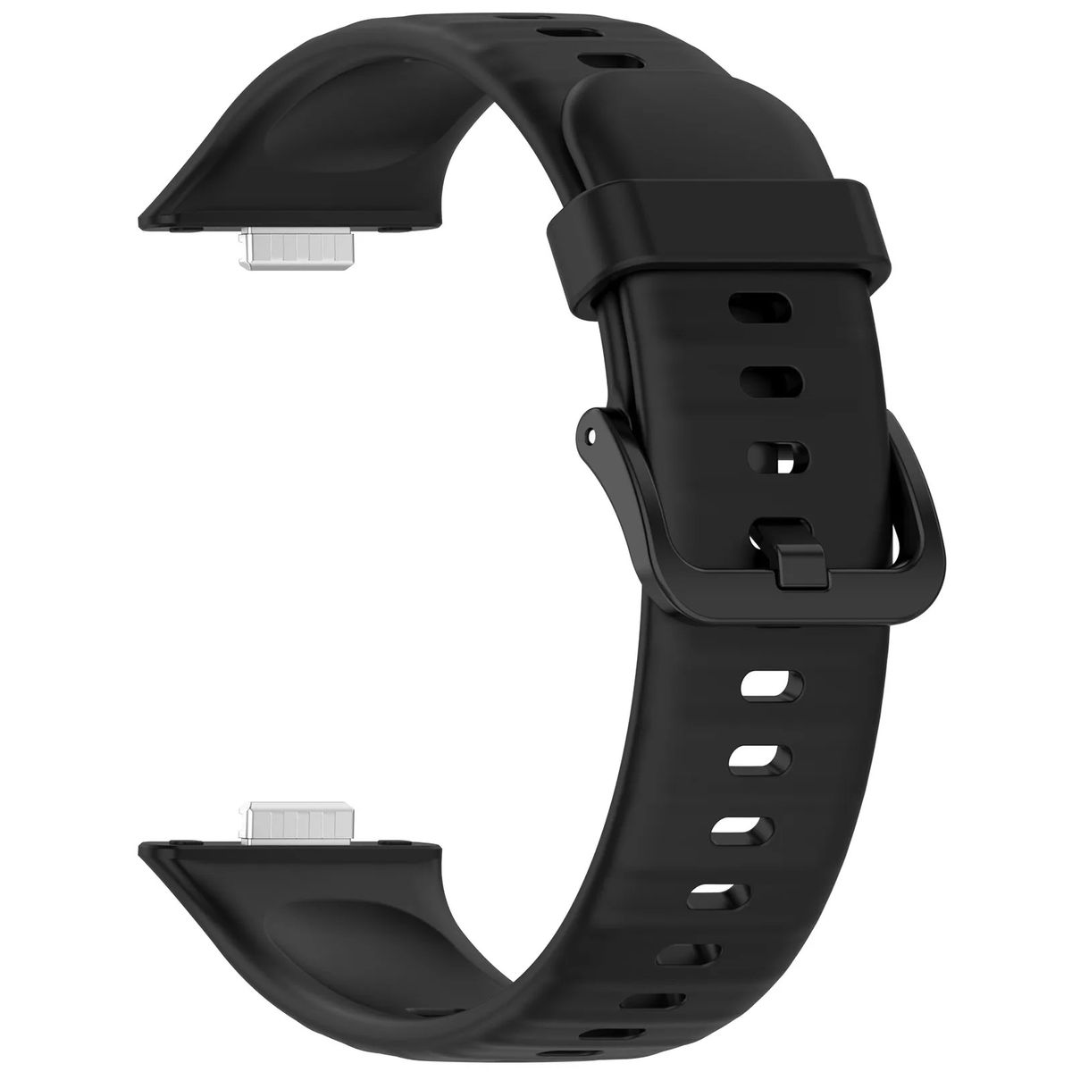 GENERICO - Correa Silicona 1 para HUAWEI FIT 4 - FIT 4 PRO - Negro