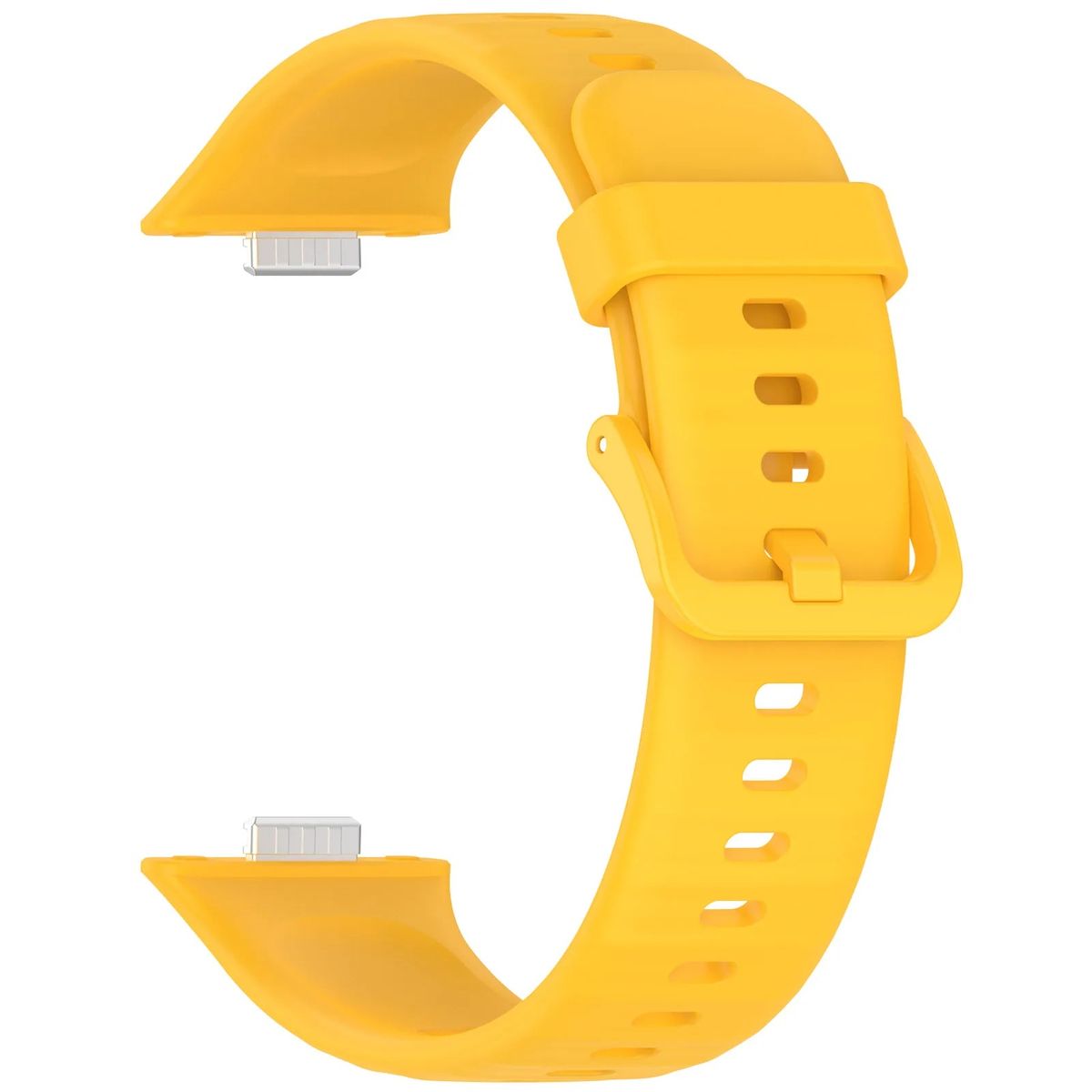 GENERICO - Correa Silicona 1 para HUAWEI FIT 4 - FIT 4 PRO - Amarillo