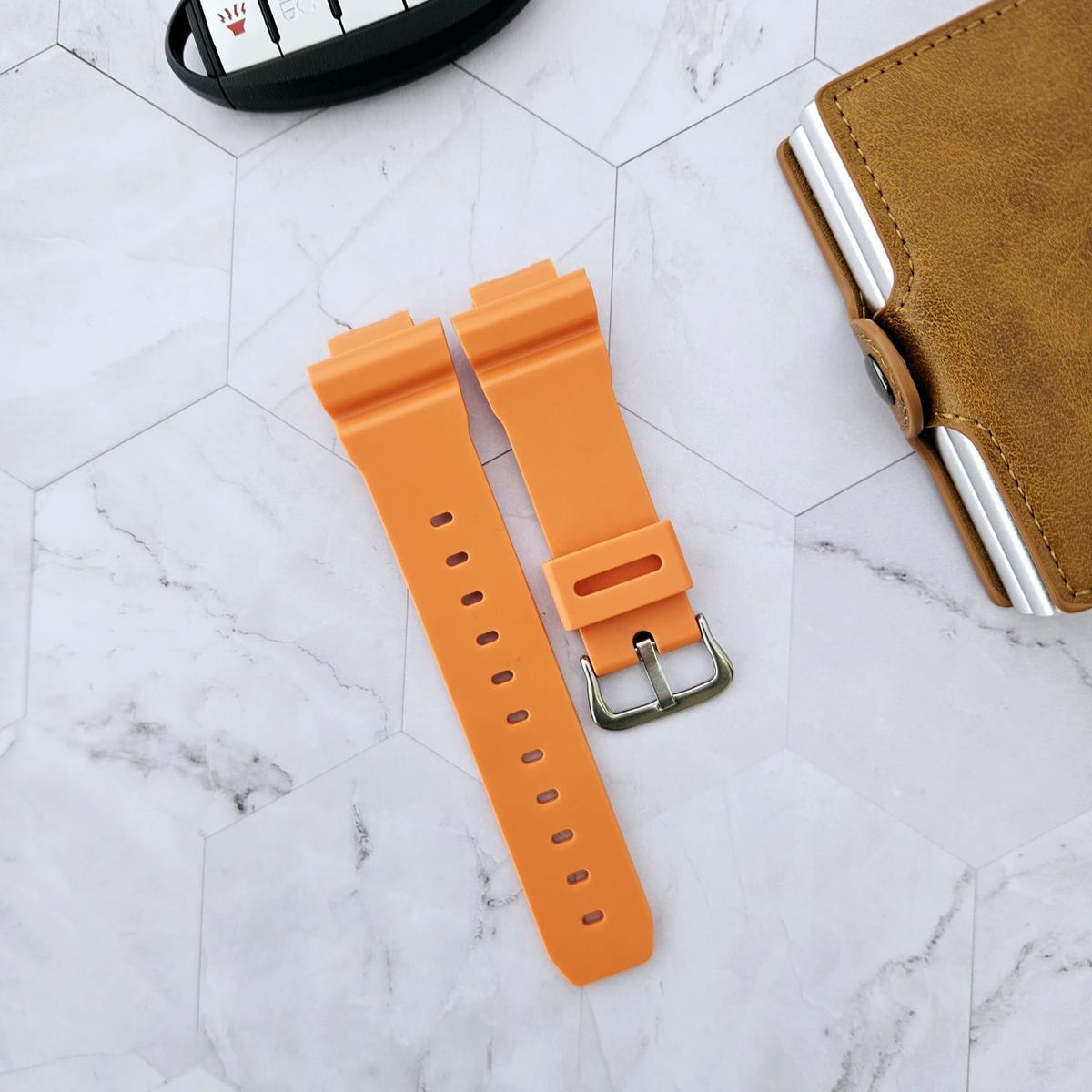 GENERICO - Correa Repuesto para CASIO G SHOCK DW-6900 - Naranja