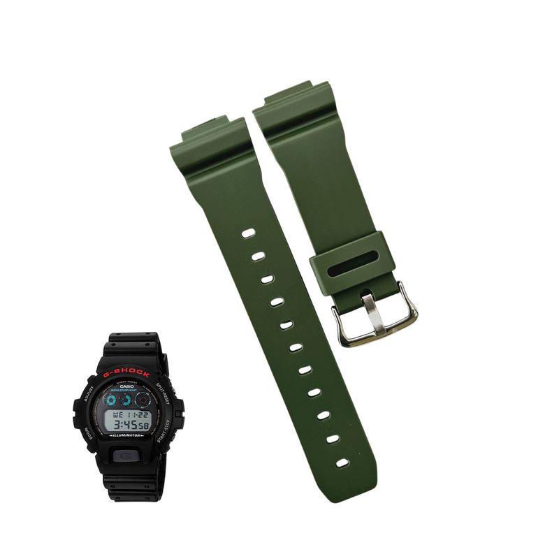 GENERICO - Correa Repuesto para CASIO G SHOCK DW-6900 - Verde