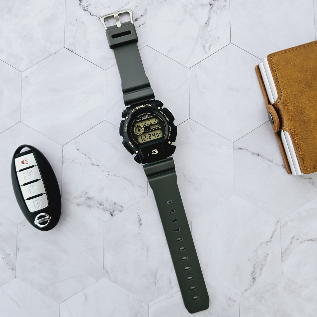 GENERICO - Correa Repuesto para CASIO G SHOCK DW-9052 - Gris