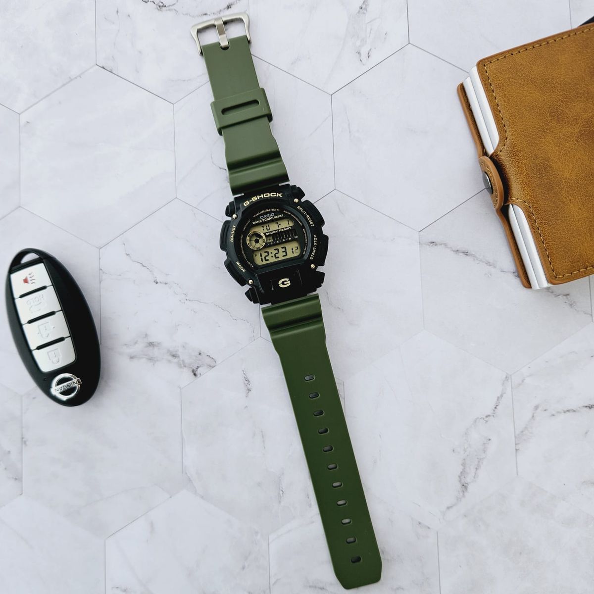 GENERICO - Correa Repuesto para CASIO G SHOCK DW-9052 - Verde