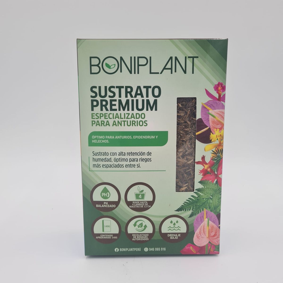 BONIPLANT - Sustrato para Anturios y Helechos