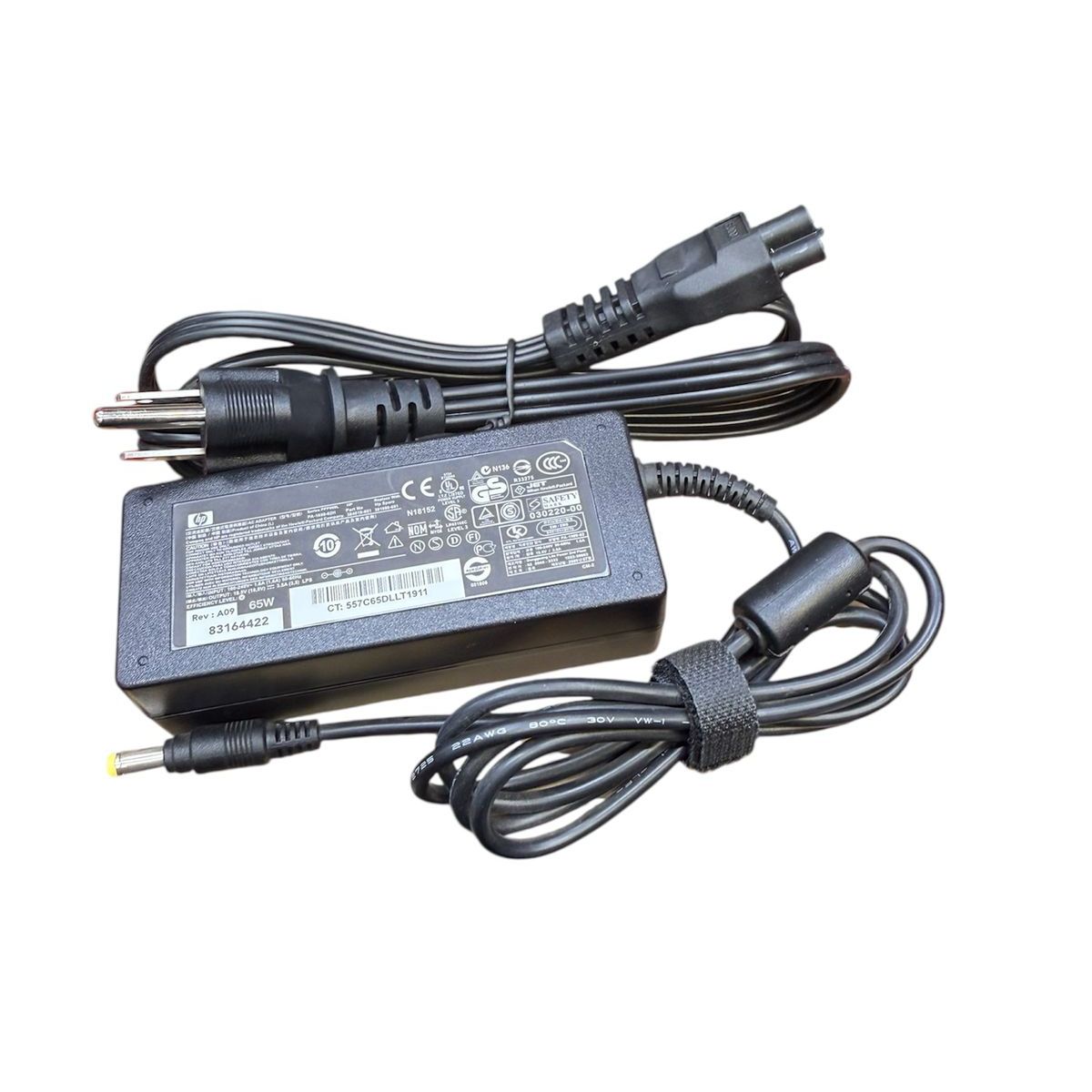 GENERICO - Cargador para Laptop Hp 18.5 V. 3.5 A. 65 W. Punta Amarilla