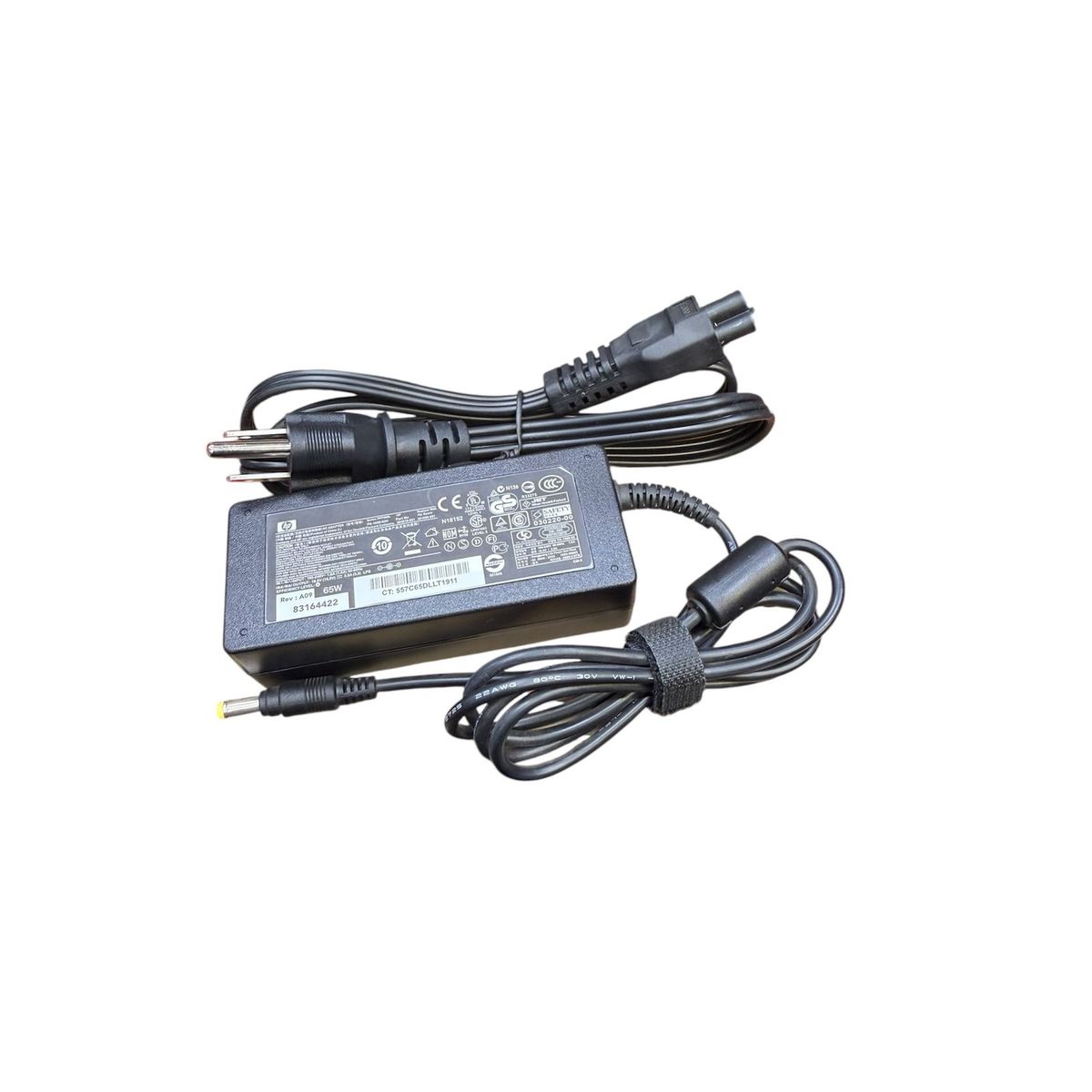 GENERICO - Cargador para Laptop Hp 18.5 V. 3.5 A. 65 W. Punta Amarilla
