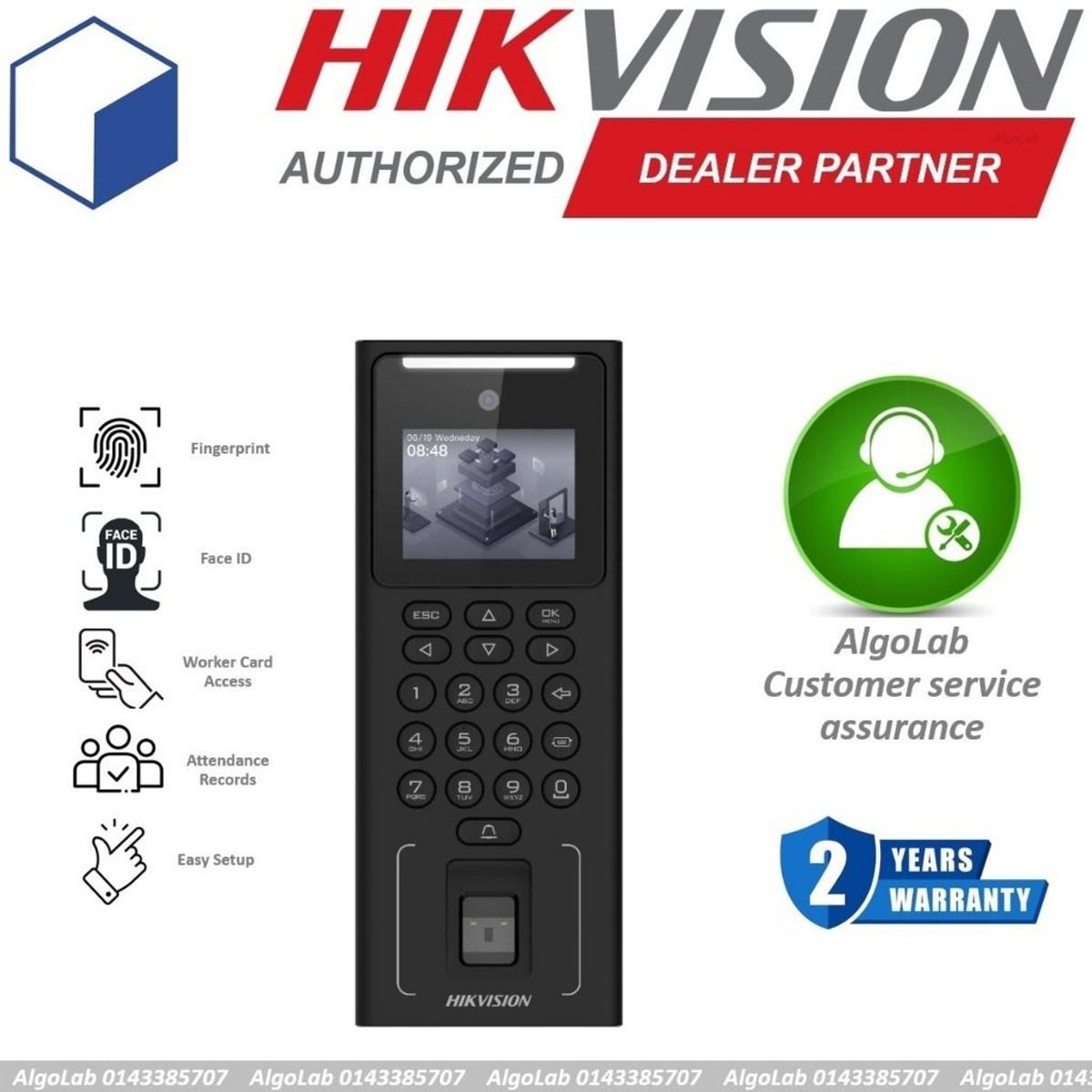 HIKVISION - CONTROL DE ACCESO Y-O ASISTENCIA BIOMETRICA HIKVISION