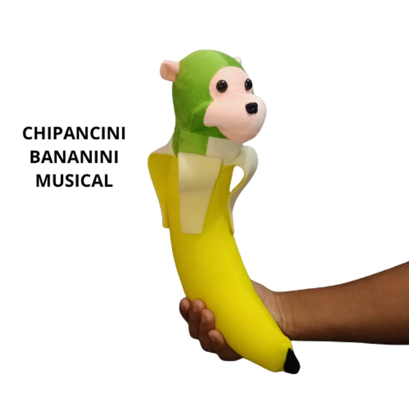GENERICO - chimpancini bananini  peluche musical