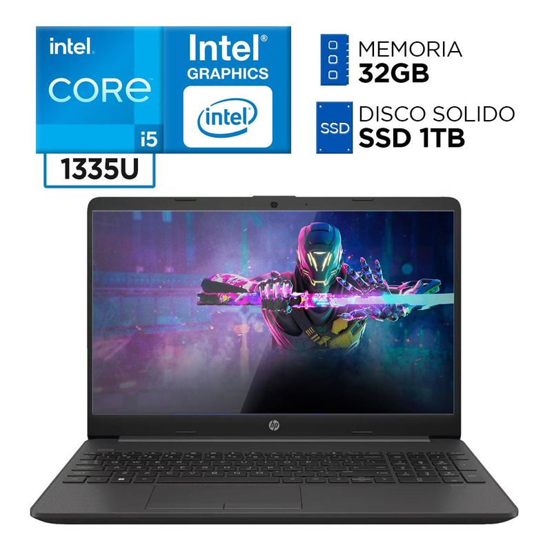 HP - Laptop HP Intel Core i5 1335U 32GB 1TB 250 G10 13va Gen 15.6" HD