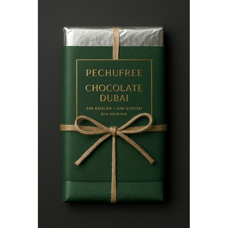 PECHUFREE - Chocolate Dubai GlutenFree sin azucar sin harinas