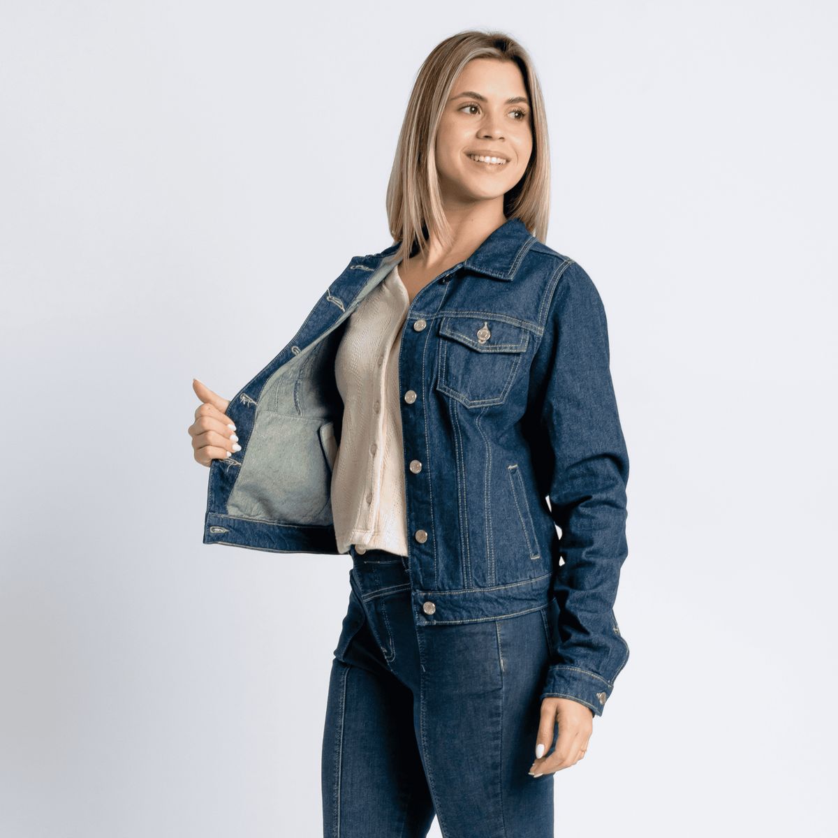 PARADA 111 - CASACA JEAN DAMA MUJER PARADA 111 AMIRA