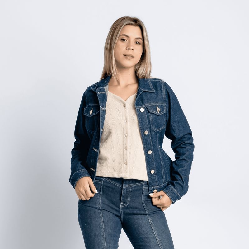 PARADA 111 - CASACA JEAN DAMA MUJER PARADA 111 AMIRA