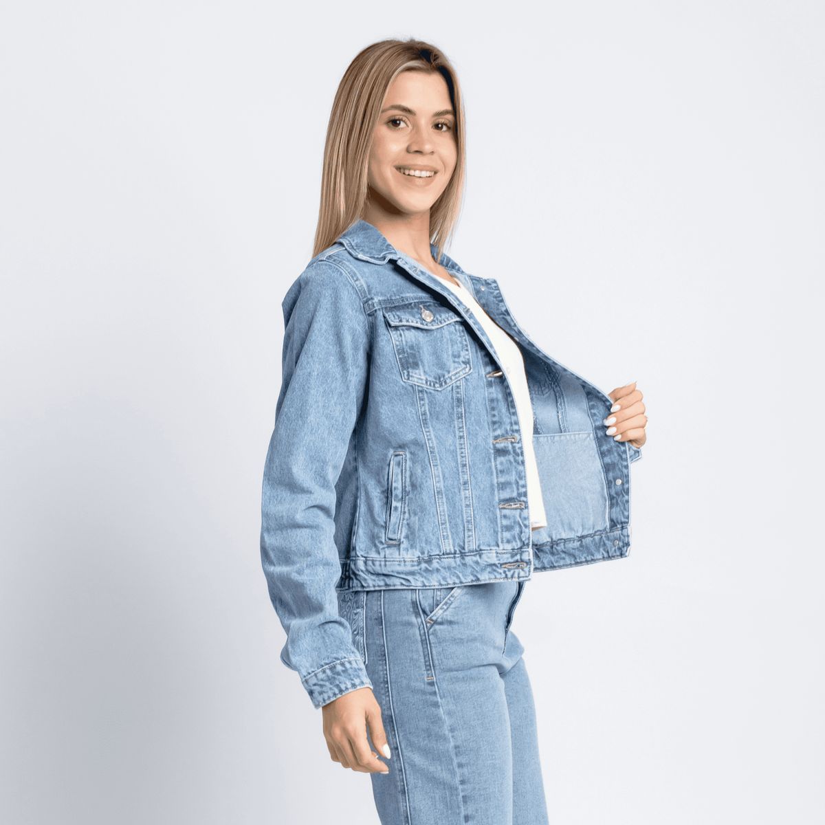 PARADA 111 - CASACA JEAN DAMA MUJER PARADA 111 AMIRA