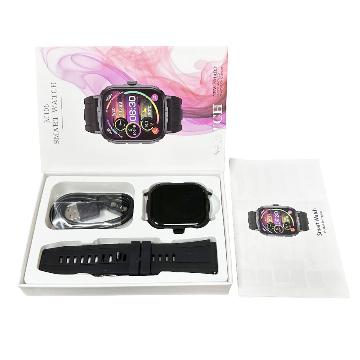 GENERICO - Reloj inteligente M106 con pantalla HD - pulsera de actividad física