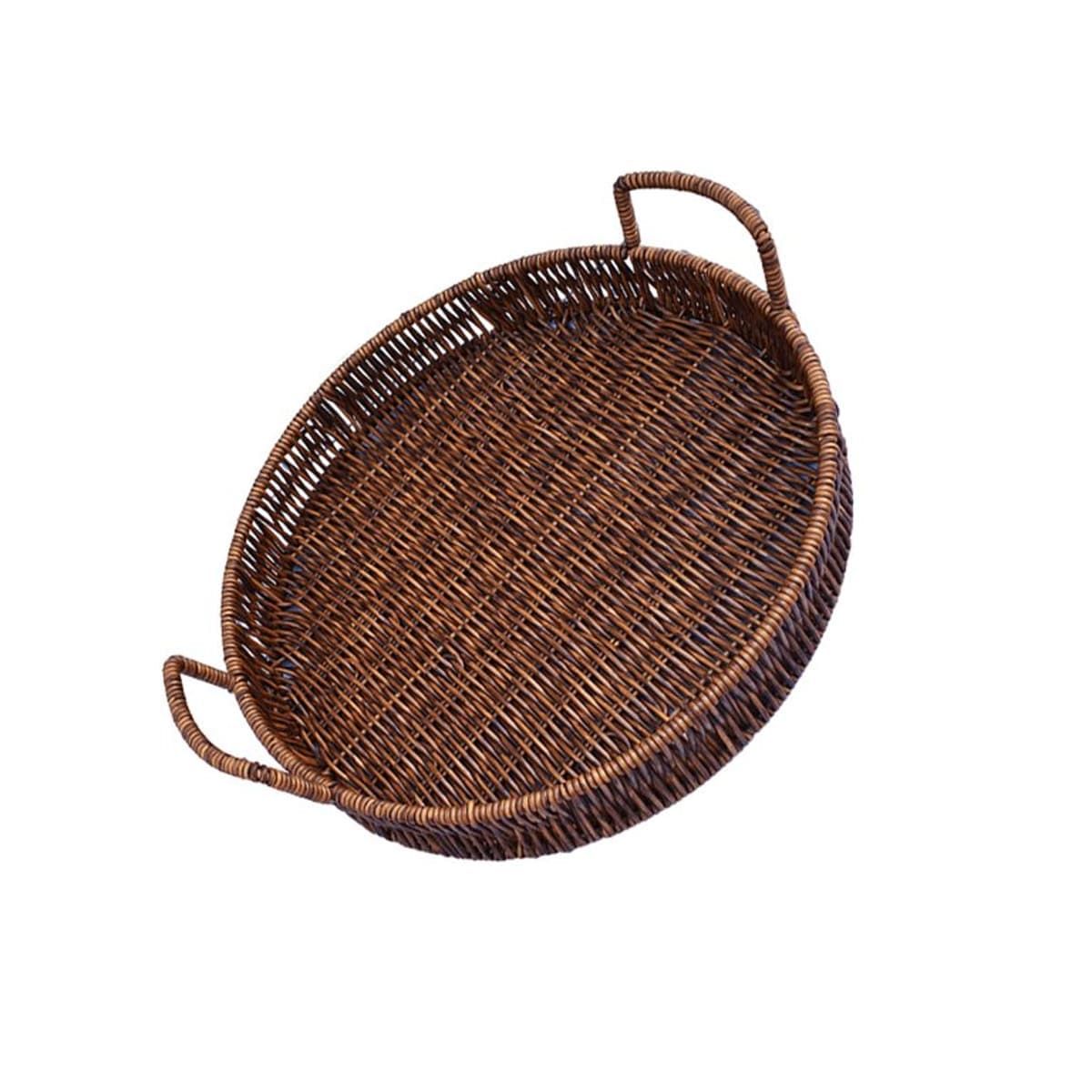 GENERICO - Canasto de Almacenaje en Forma Circular Y+Ligas de Regalo