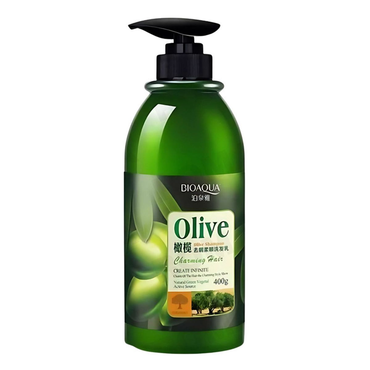 BIOAQUA - SHAMPOO DE OLIVO BIOAQUA 400ML
