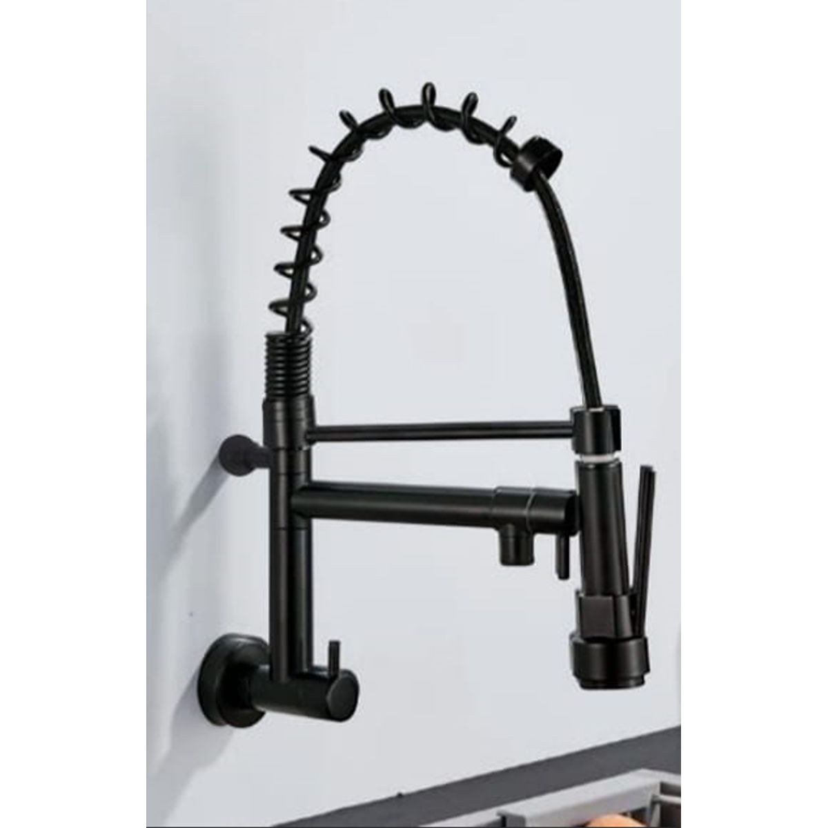 GENERICO - GRIFERIA PARA COCINA NEGRO MATE