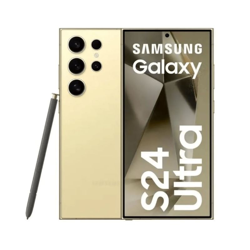SAMSUNG - Samsung S24 Ultra 5G 512GB 12GB Titanium Yellow