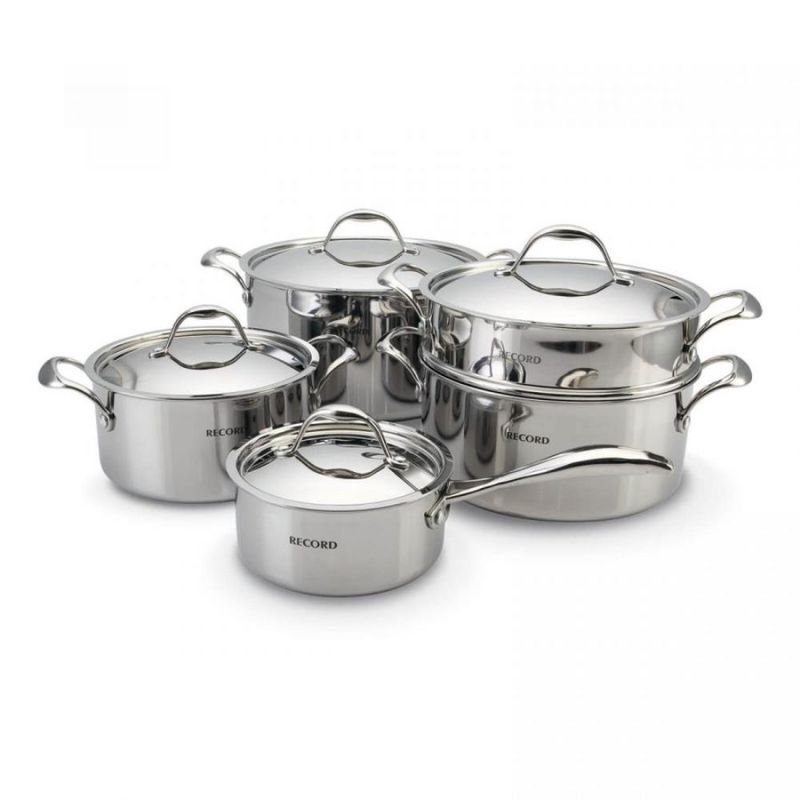 RECORD - Juego de Ollas Piaccere Acero Inoxidable 9pz -10286221