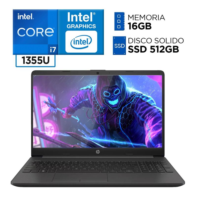 HP - Laptop HP Intel Core i7 1355U 16GB 512GB 250 G10 13va Gen 15.6" HD