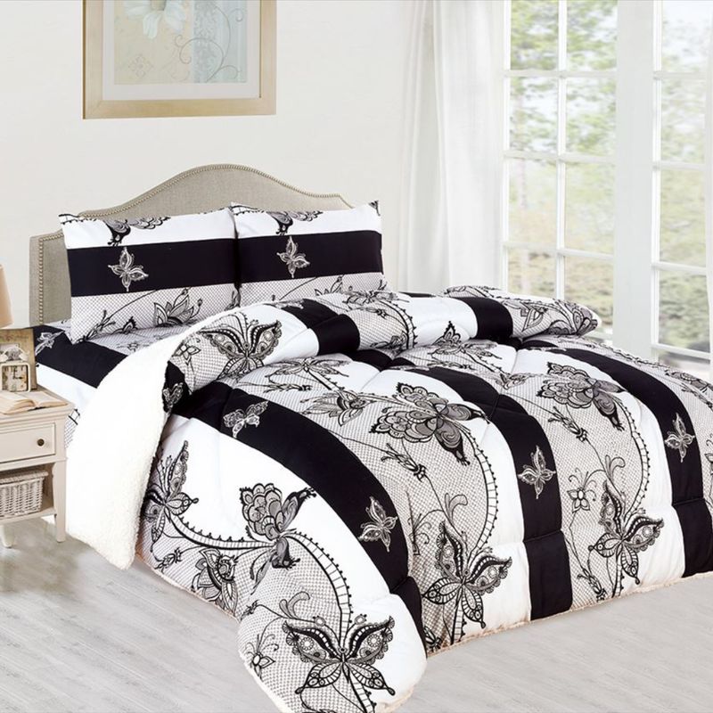 CASATEX - EDREDÓN TELA CON SHERPA KING SIZE