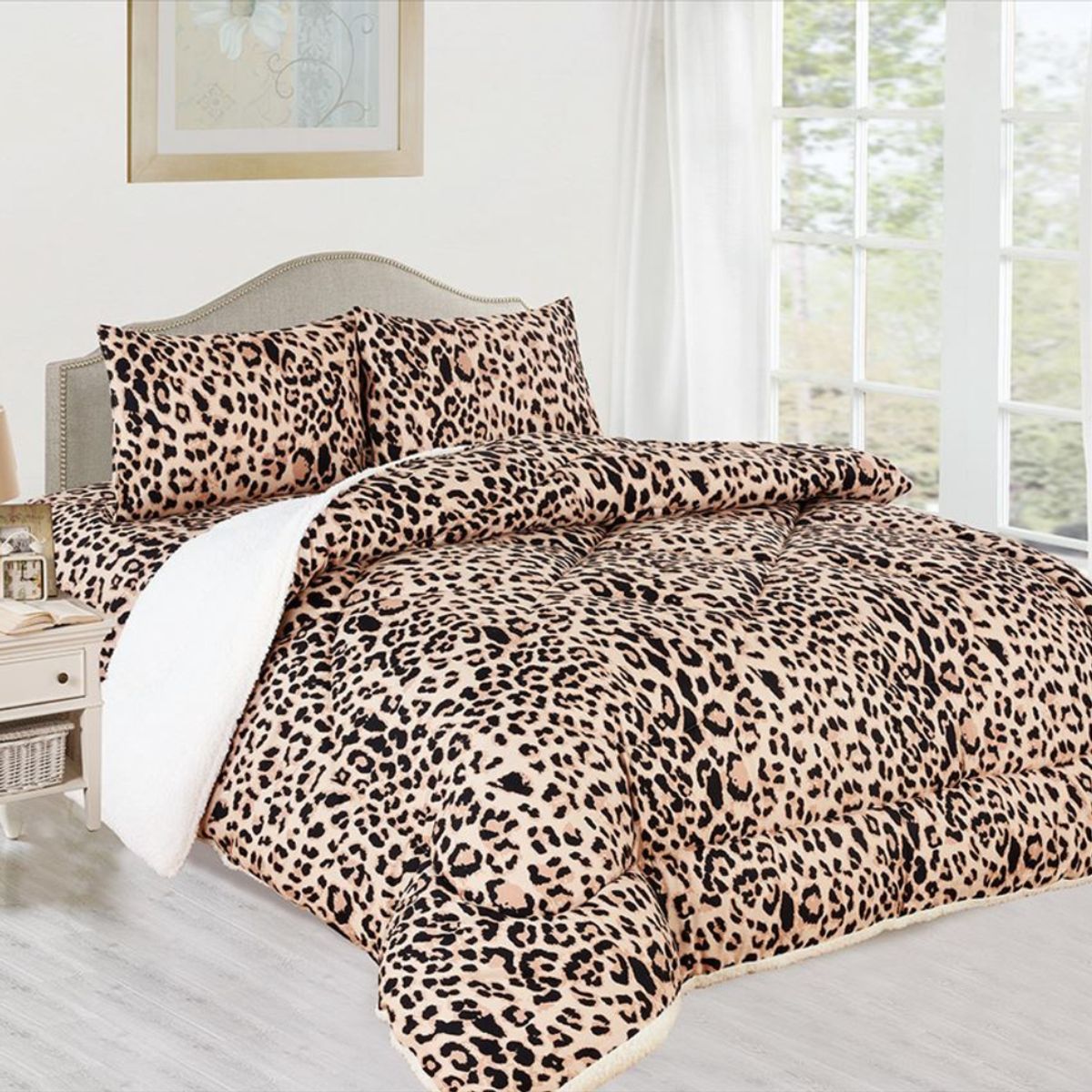 CASATEX - EDREDÓN TELA CON SHERPA KING SIZE