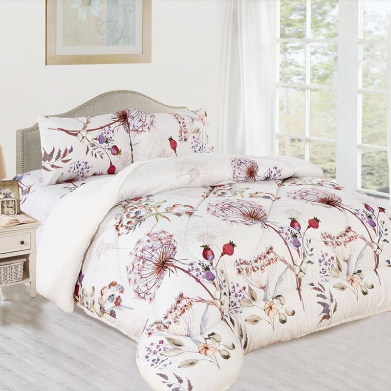 CASATEX - EDREDÓN TELA CON SHERPA KING SIZE