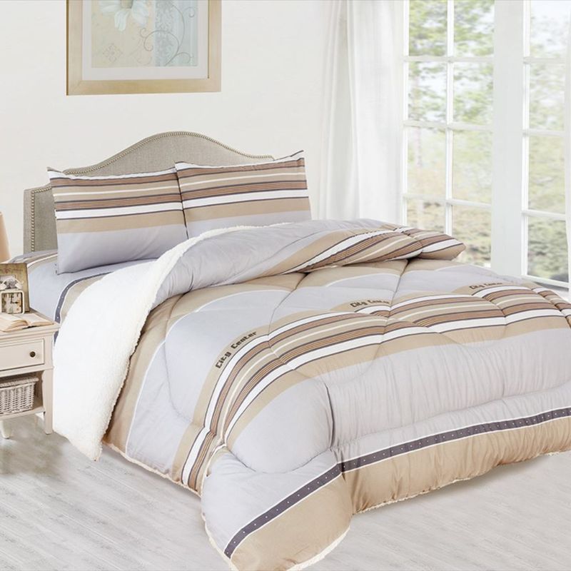 CASATEX - EDREDÓN TELA CON SHERPA KING SIZE