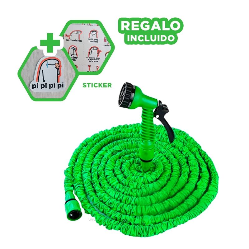 GENERICO - Pack12 Tubo Ajustable y Moderno en Verde Y+Regalo Stickers