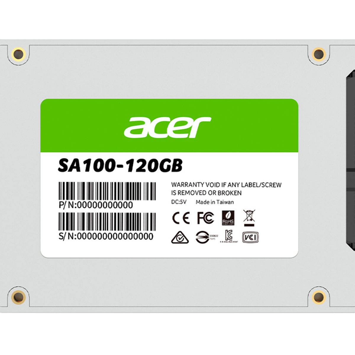 ACER - Disco Solido Acer SA100 de 120GB SSD