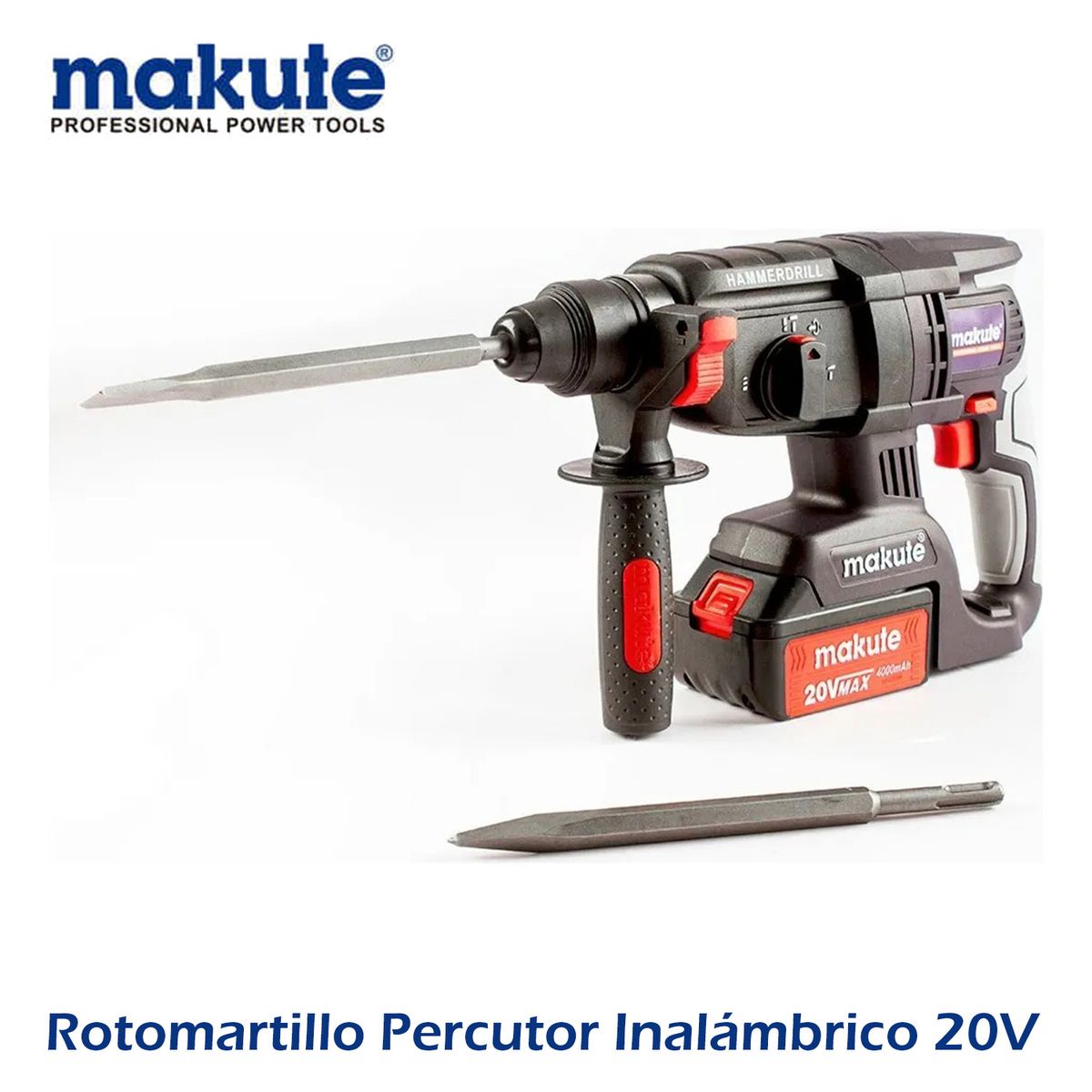 MAKUTE - ROTOMARTILLO INALAMBRICO DE 20 V