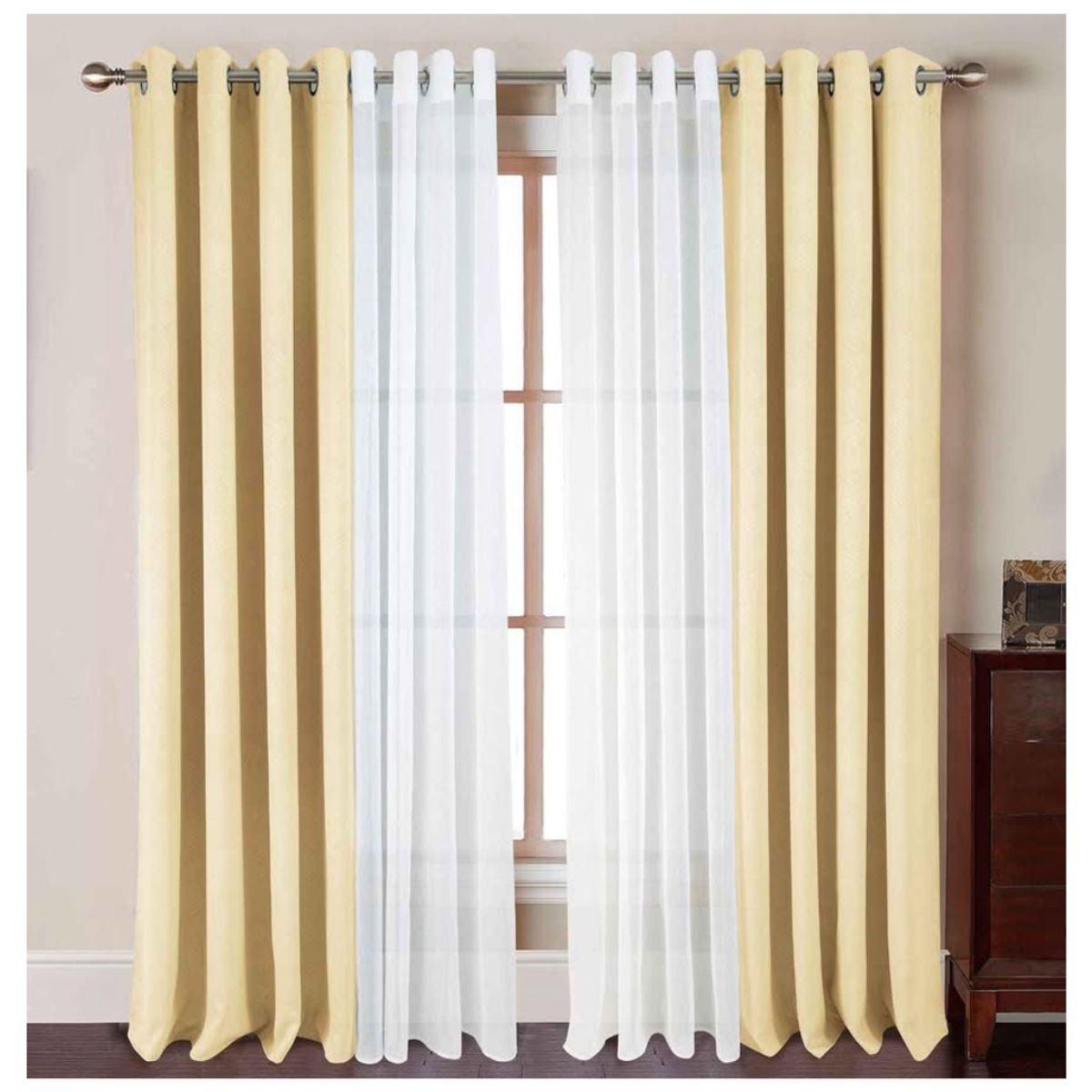 GENERICO - CORTINAS BLACKOUT CON VELO HAIRIFON