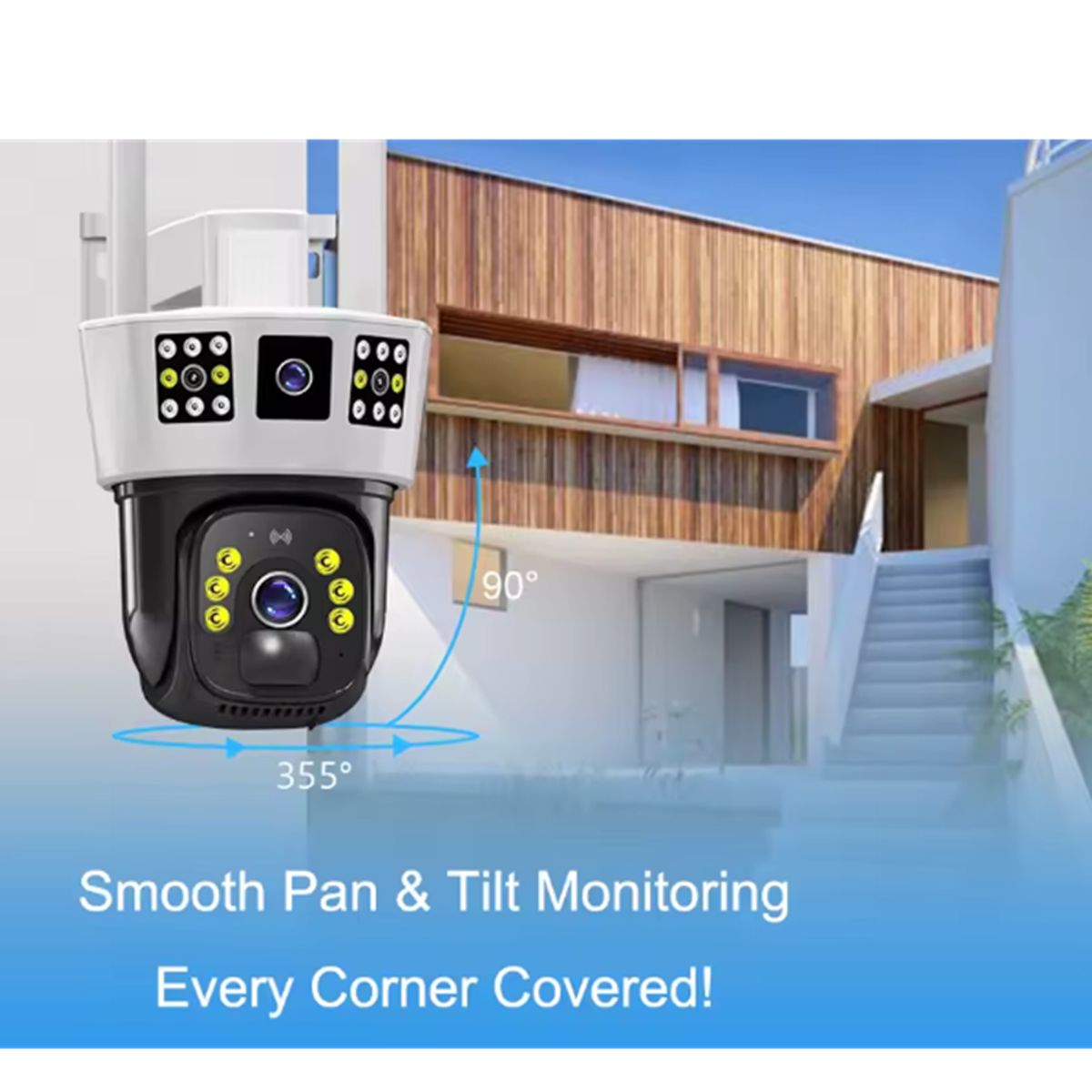 OEM - Cámara De Vigilancia 4g Triple Lente - Smart Camera