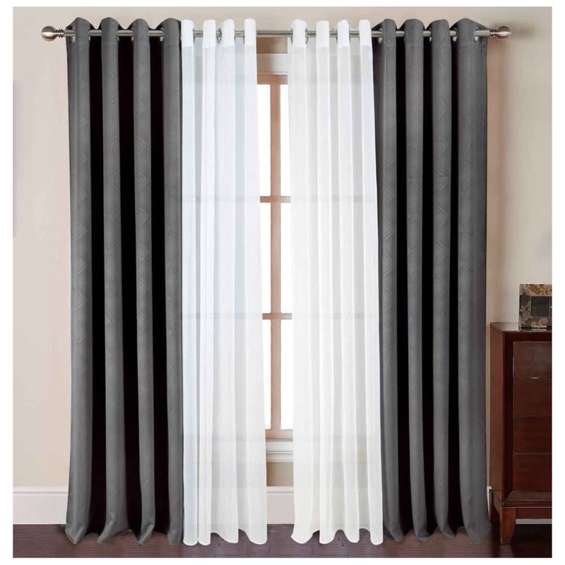 GENERICO - CORTINAS BLACKOUT CON VELO HAIRIFON