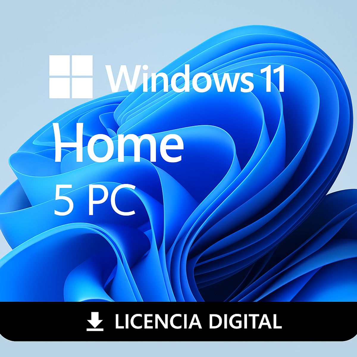 MICROSOFT - Windows 11 Home para 5 PC