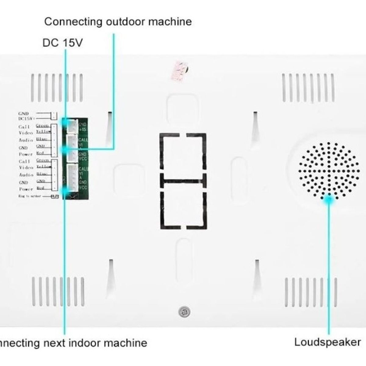 U BUY - Timbre Video Portero Con Cámara Citófono Pantalla 7 Pulgadas