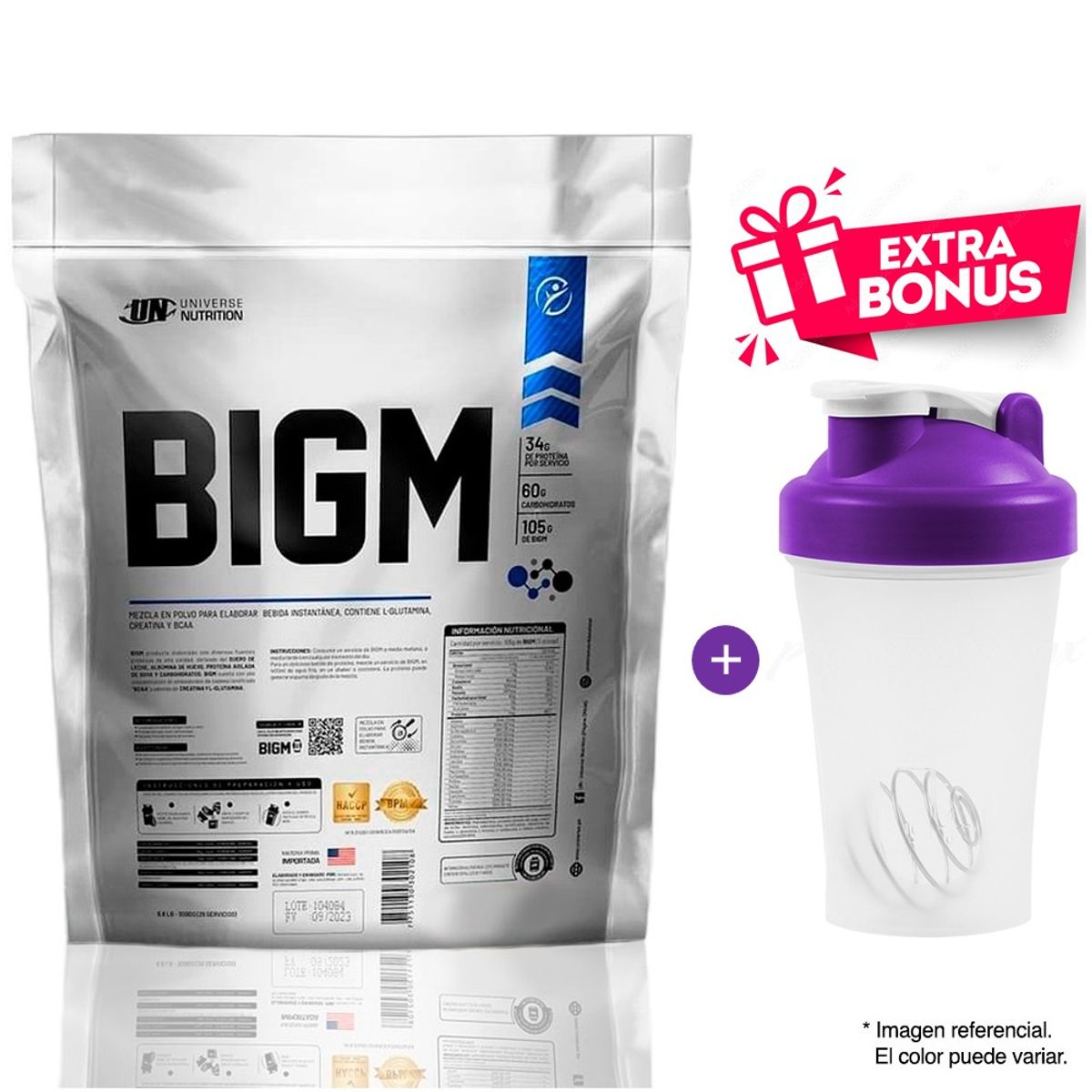 UNIVERSE NUTRITION - Proteína Suero de Leche Bigm 5kg Chocolate