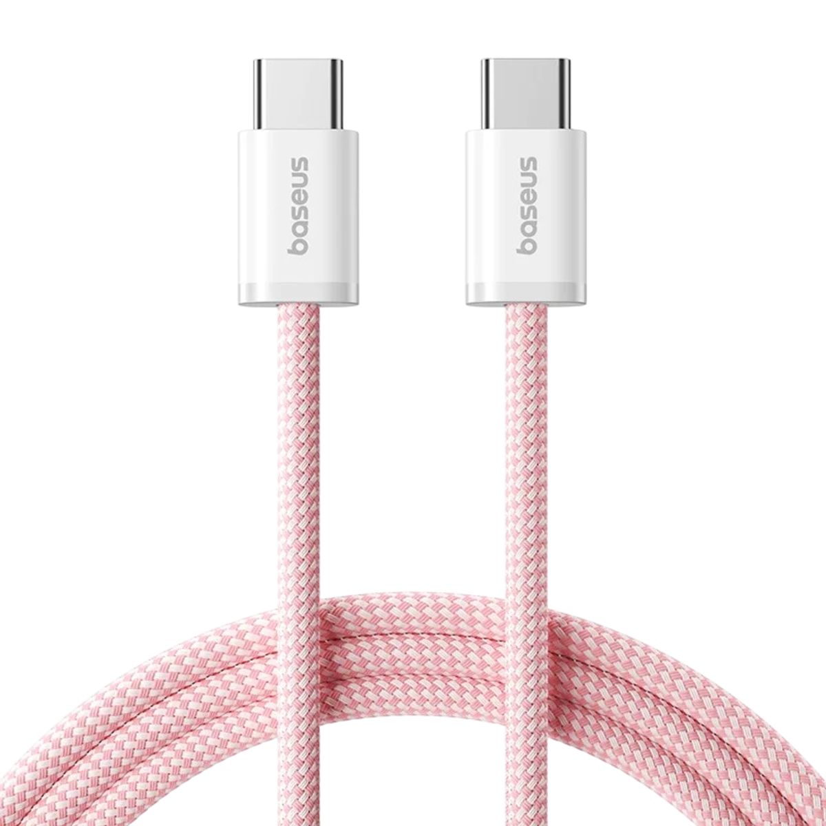 BASEUS - Cable Baseus 100W Tipo C a USB C  Carga rápida - Rosa