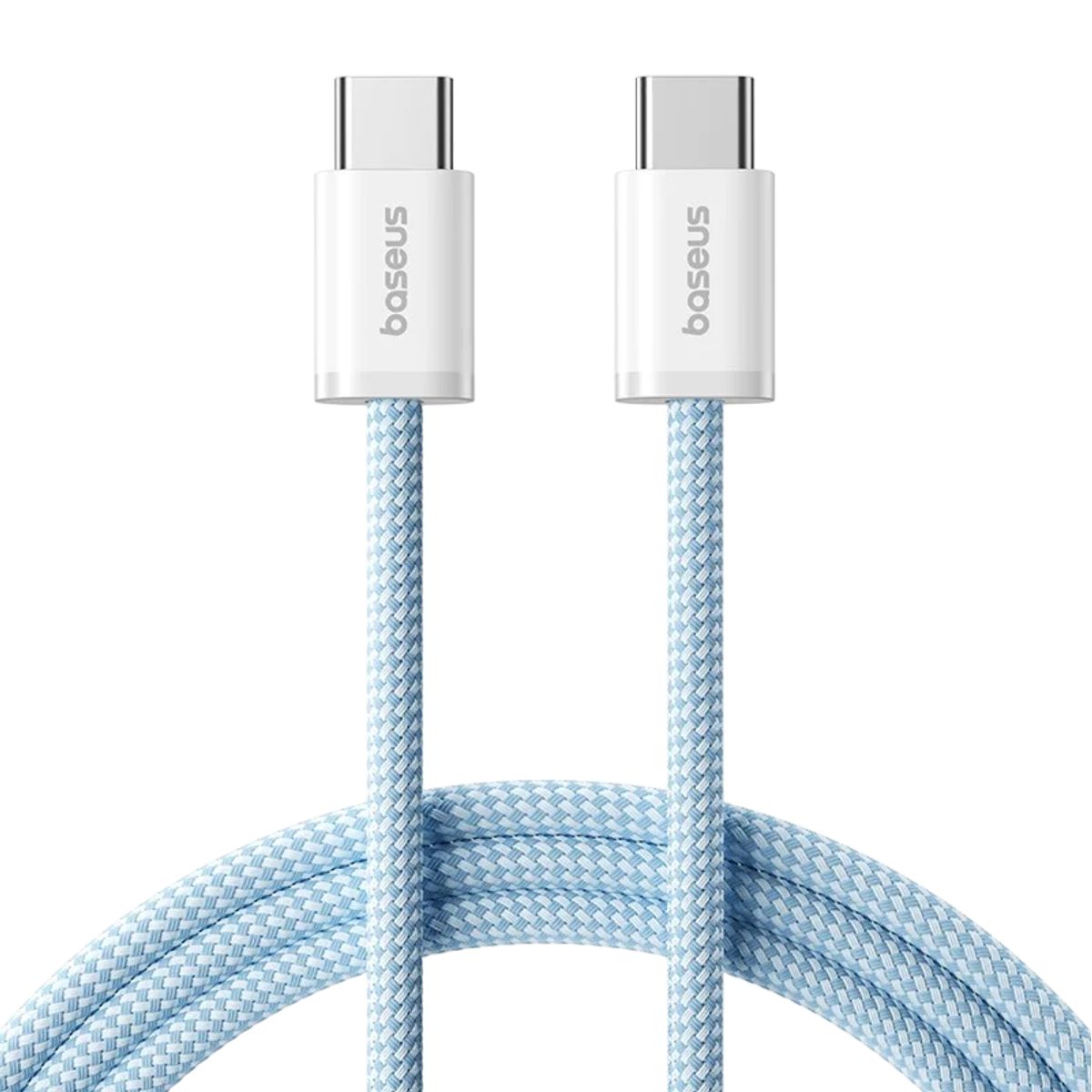 BASEUS - Cable Baseus 100W Tipo C a USB C  Carga rápida - Celeste