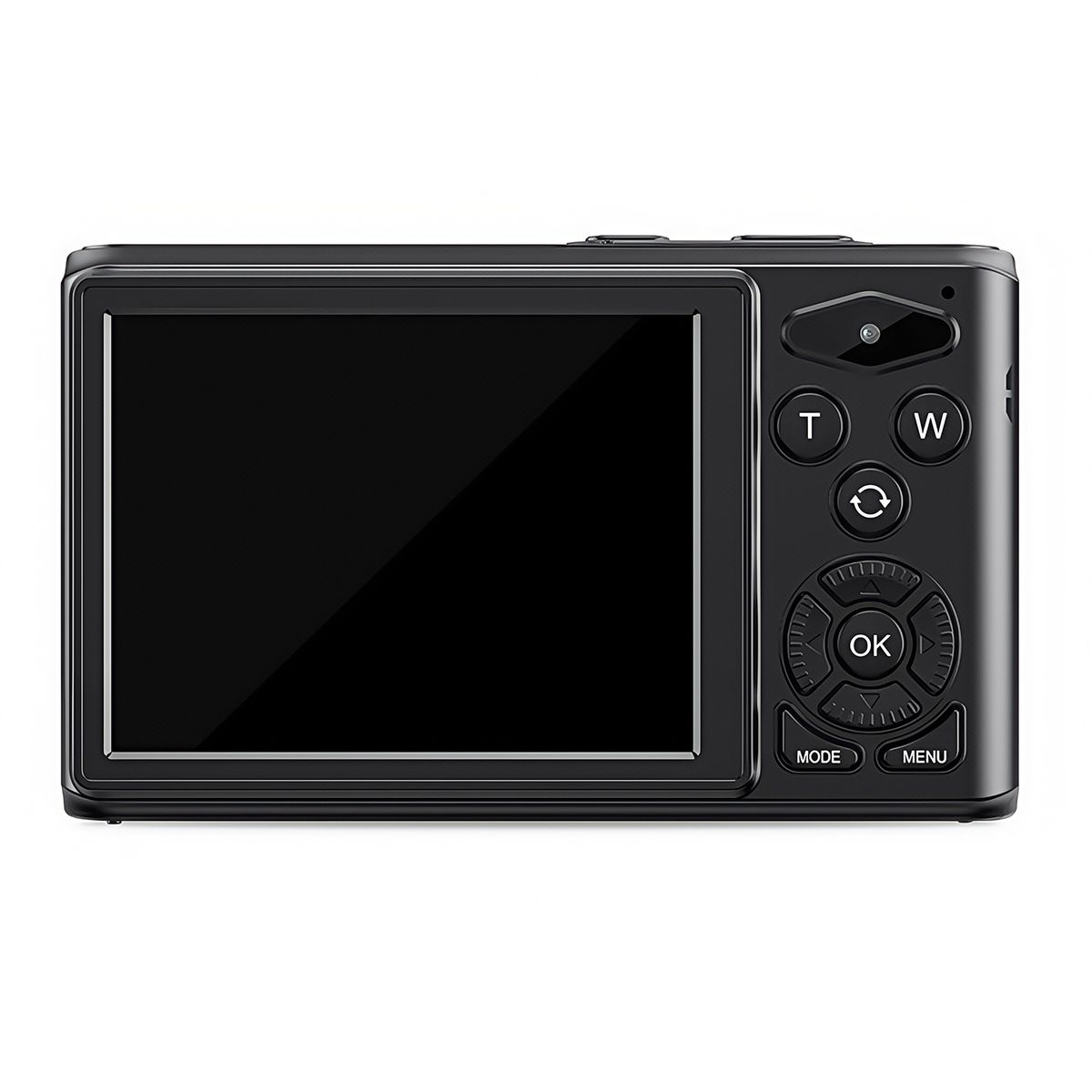 RENVMEXY - Cámara Digital 4K 64MP Zoom 18X - Negro - Flash y Luz de Relleno