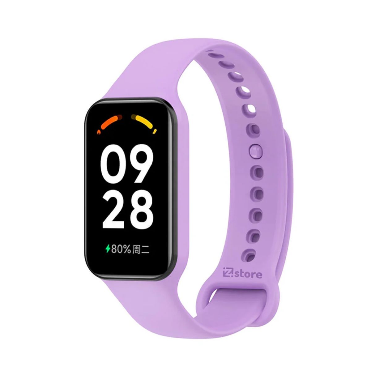 GENERICO - Correa de silicona para Xiaomi Redmi Band 2 lila