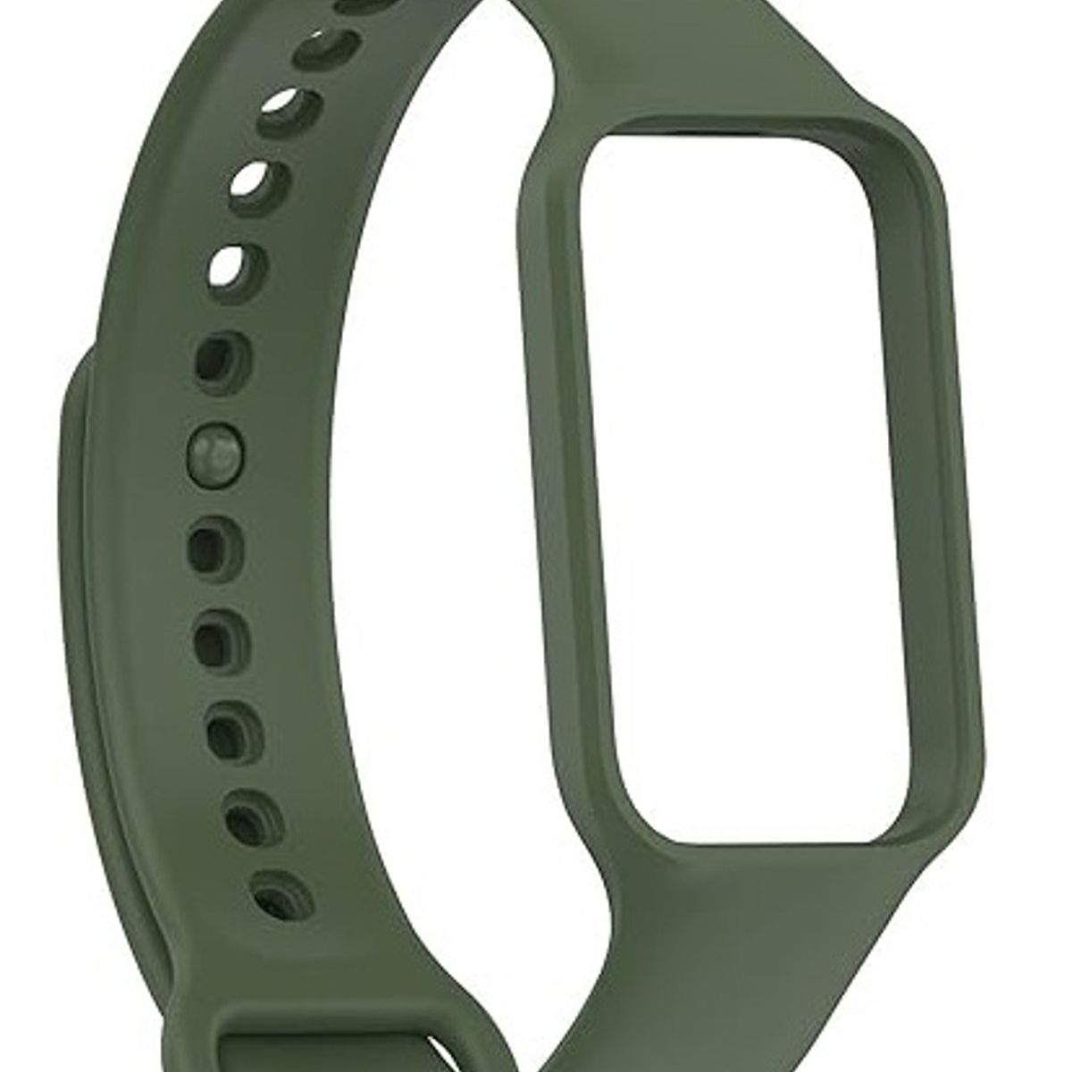 GENERICO - Correa de silicona para Xiaomi Redmi Band 2 - Verde Militar / Talla única