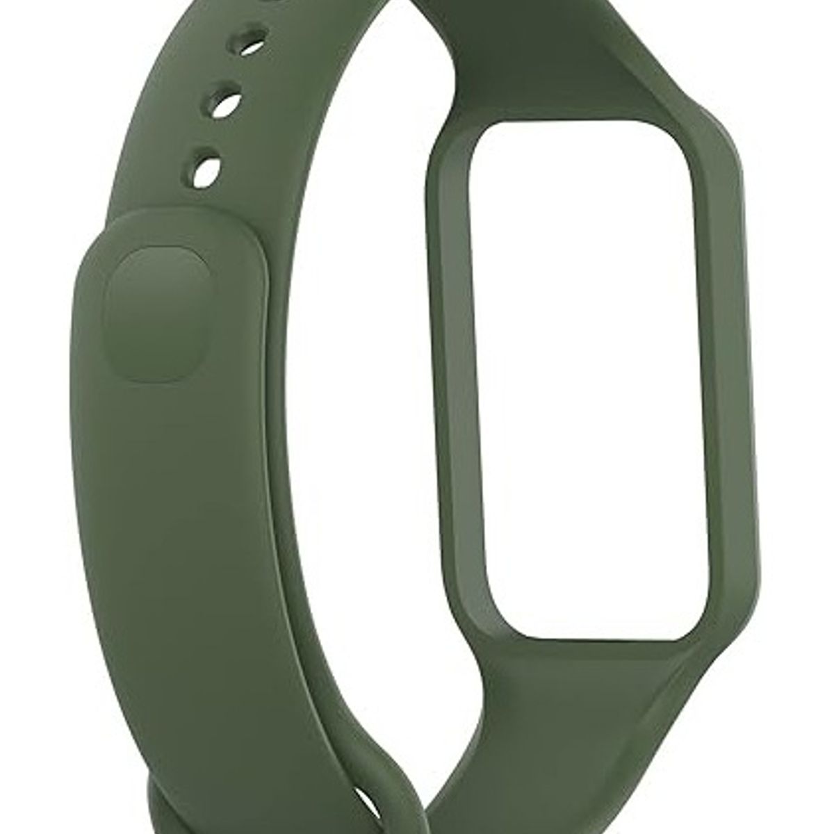 GENERICO - Correa de silicona para Xiaomi Redmi Band 2 - Verde Militar / Talla única