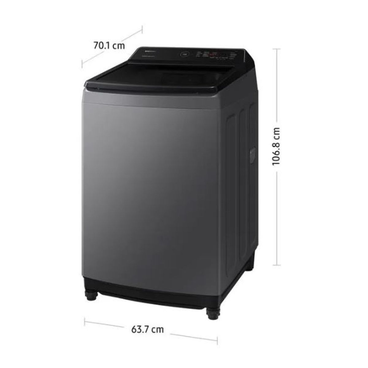 SAMSUNG - Lavadora Automática Samsung WA17CG6441BDPE 17kg Silver