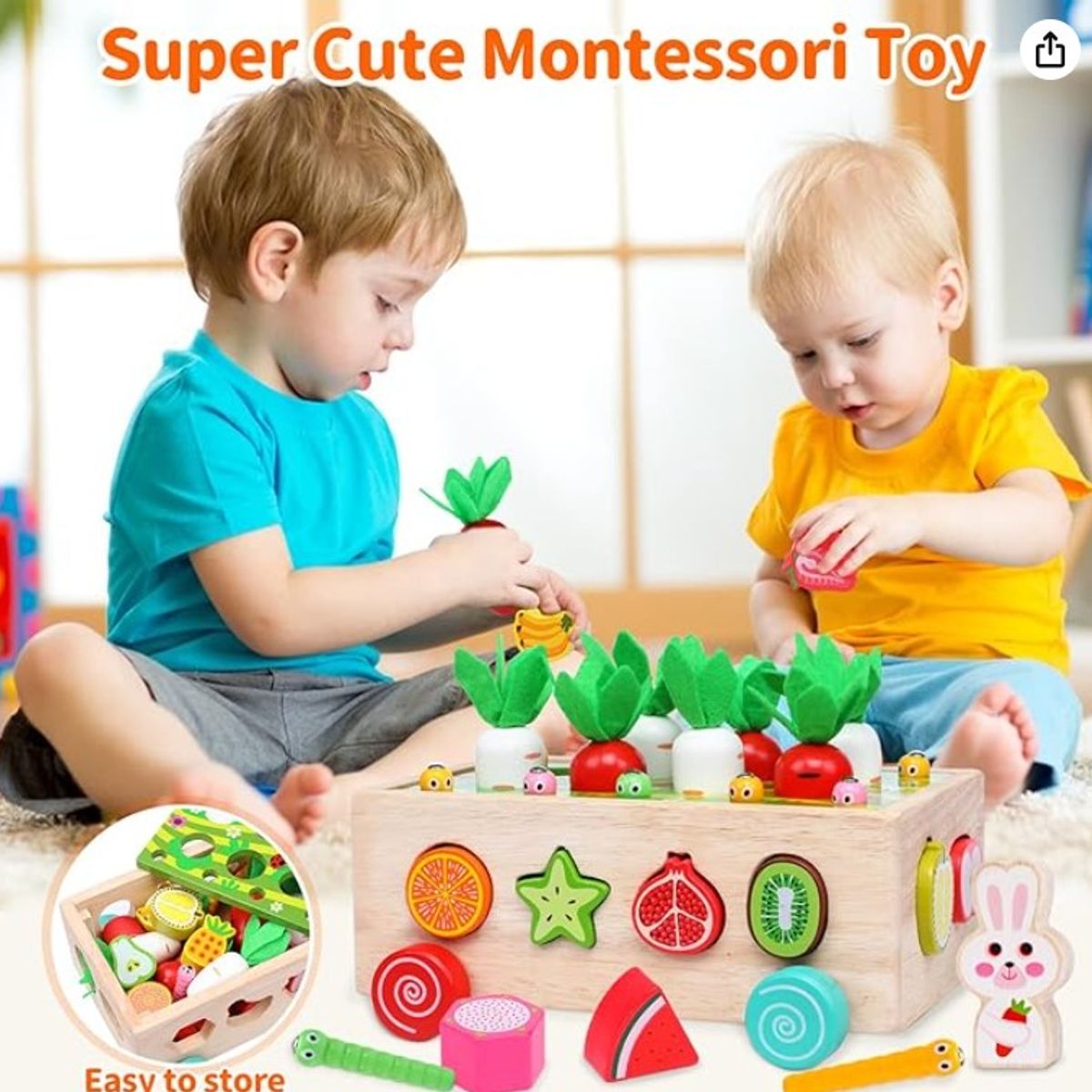 GENERICO - Juego de Cosecha en Granja Educativo Montessori