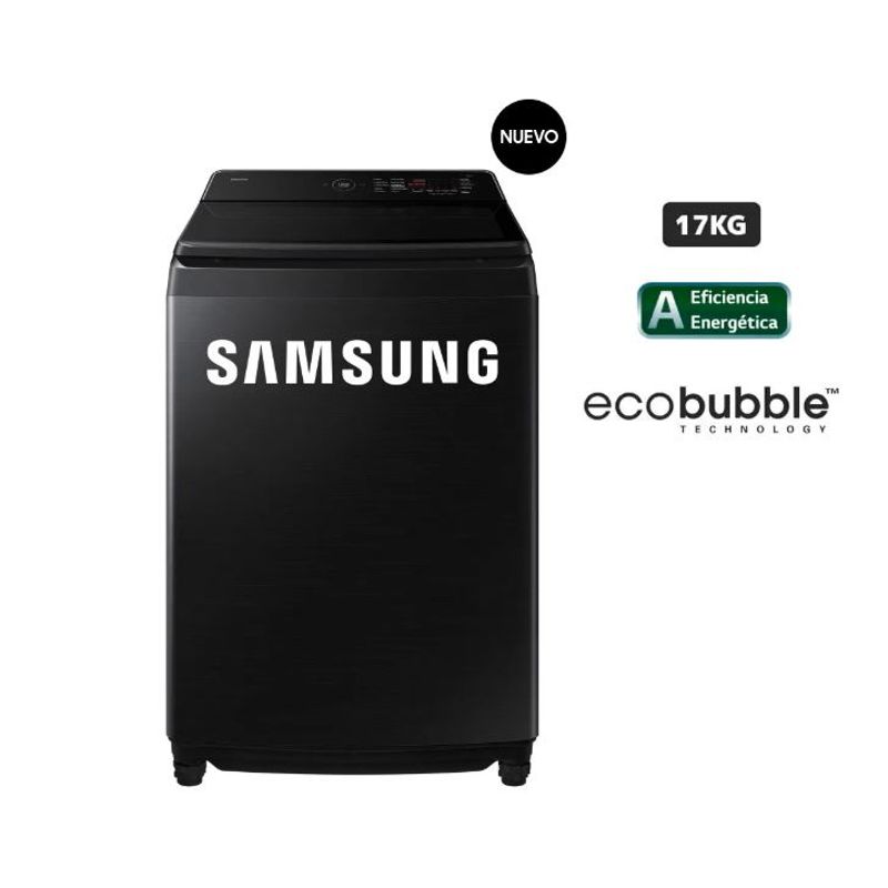 SAMSUNG - Lavadora Automática Samsung Wa80F17S8Bpe 17 Kg Negro