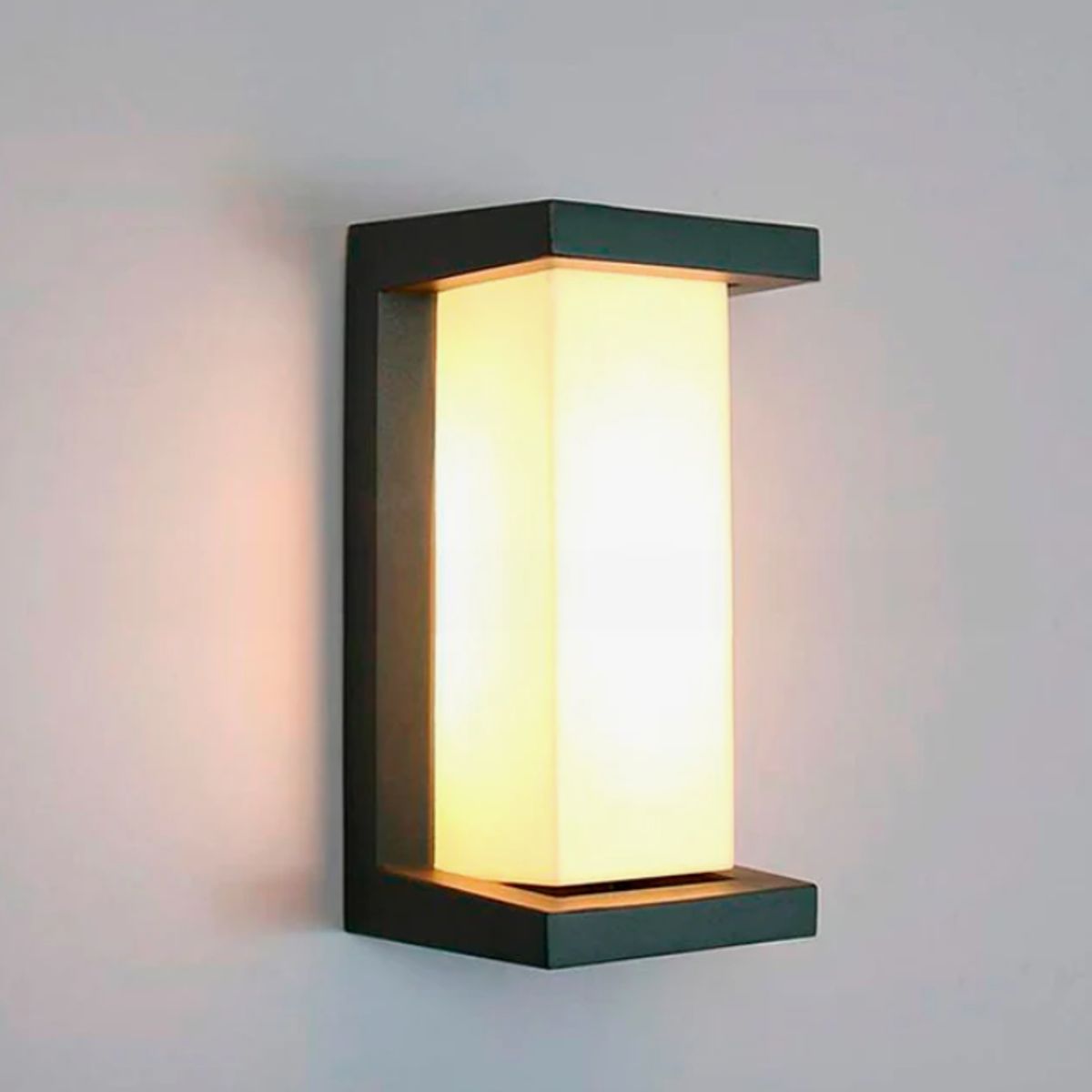 GENERICO - Aplique Lampara de Exterior Led 12W Luz Calida