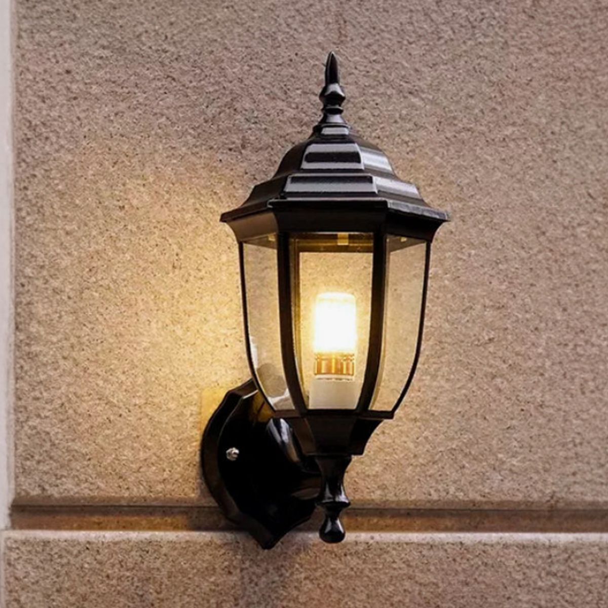 GENERICO - Aplique Lampara de Exterior Led 12W Luz Calida