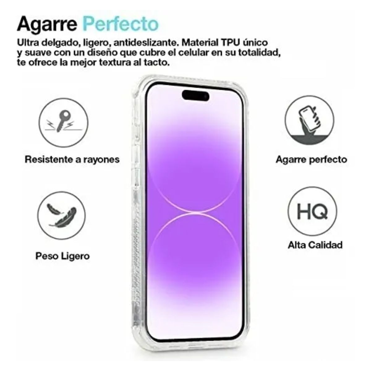 GENERICO - Funda Protector Case 360 Para IPHONE 16 PRO MAX - Morado