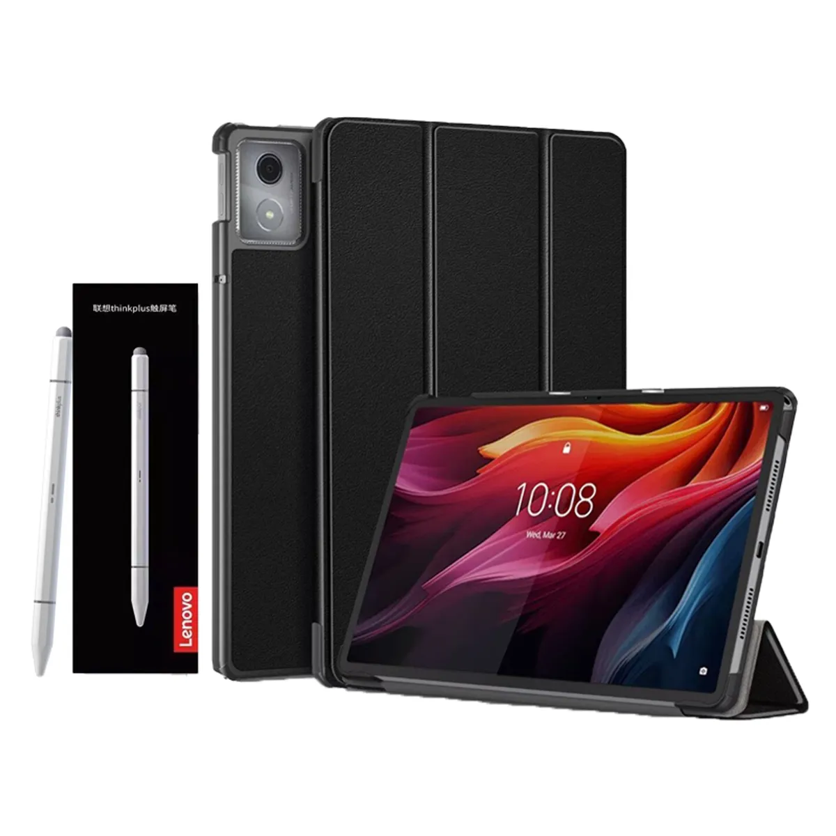 LENOVO - Tablet Lenovo Pad 2024 6GB+128GB WiFi  Gris + Lápiz + Case Negro