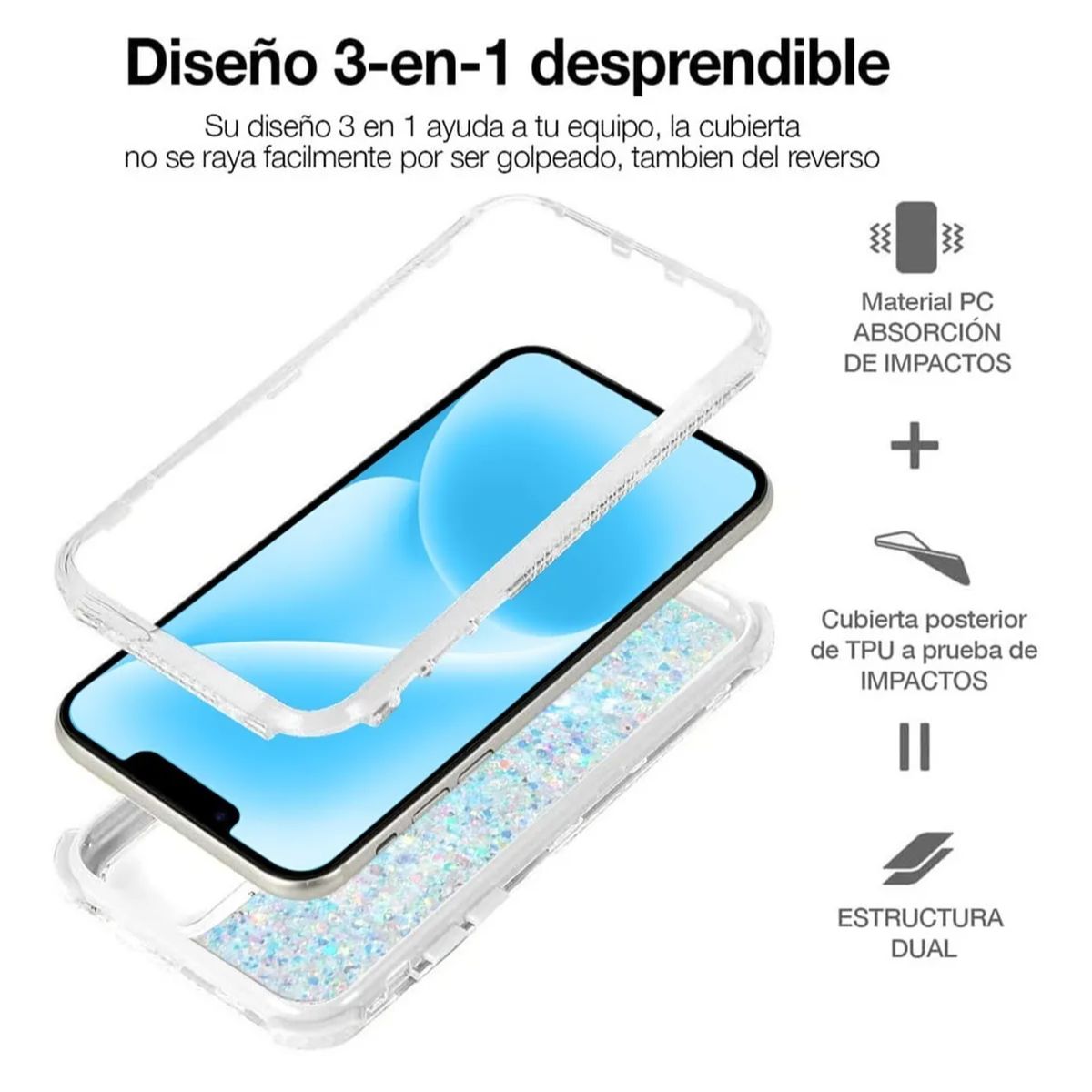 GENERICO - Funda Protector Case Para SAMSUNG S25 ULTRA - Celeste